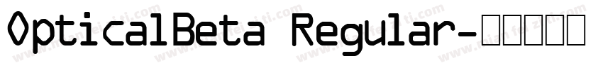 OpticalBeta Regular字体转换